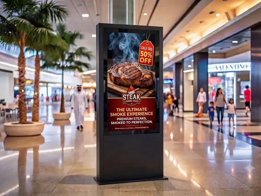 LED advertising design Dubai